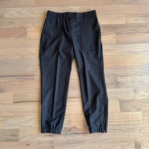 J.Crew Wool Blend Tapered Leg Zip Ankle Capri Pants 4